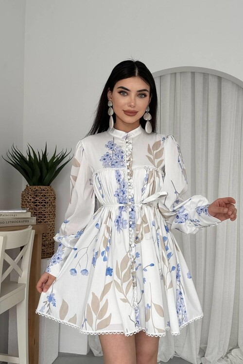 Fiona Kuşaklı Elbise