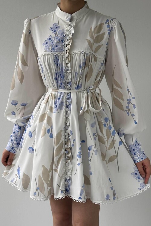 Fiona Kuşaklı Elbise