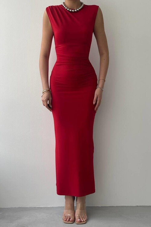 Galanoy Gathered Dress