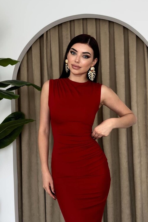 Galanoy Gathered Dress