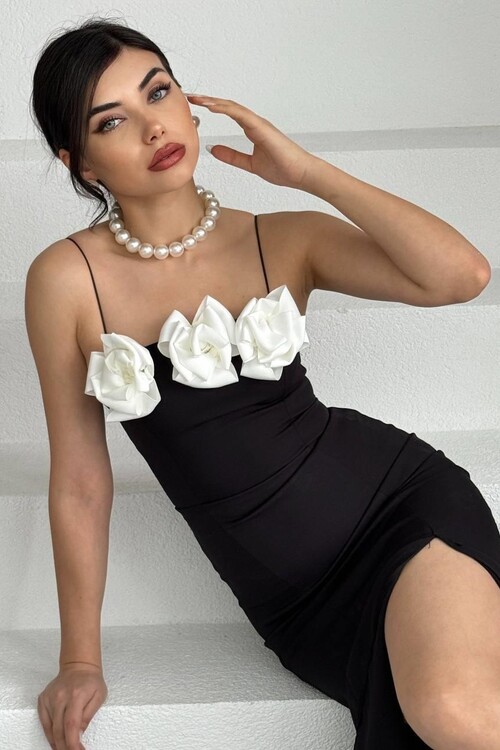 Gordon İp Askılı Elbise