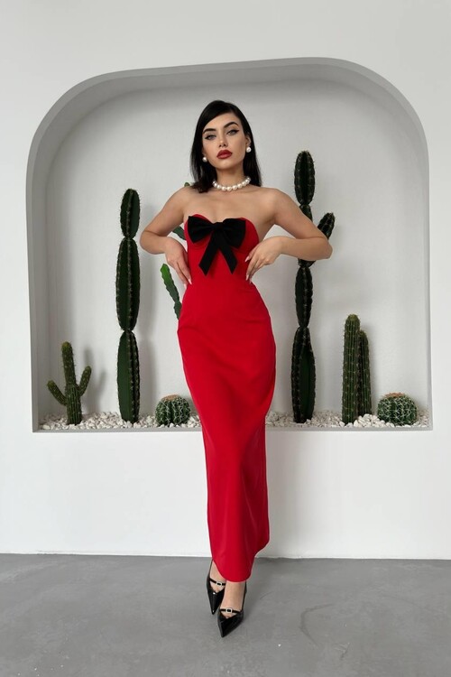 Harvoy Straplez Elbise