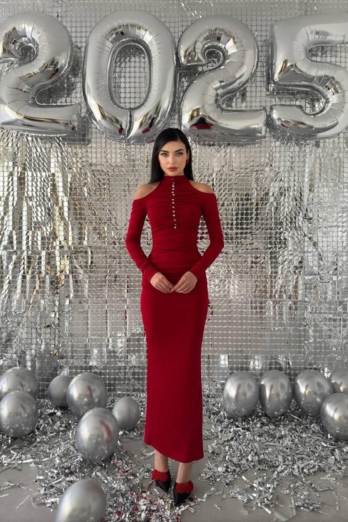 Irvine Off-the-Shoulder Dress