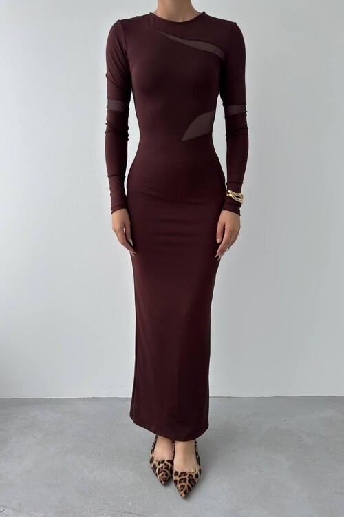 Jaguar Tül Detaylı Elbise