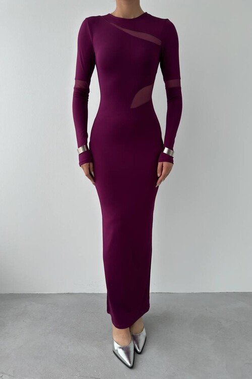 Jaguar Tül Detaylı Elbise