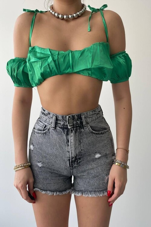 Kelsey Satin Bustier