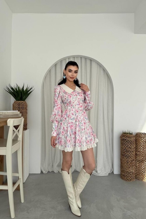 Kers Bebe Yaka Elbise