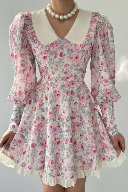 Kers Bebe Yaka Elbise