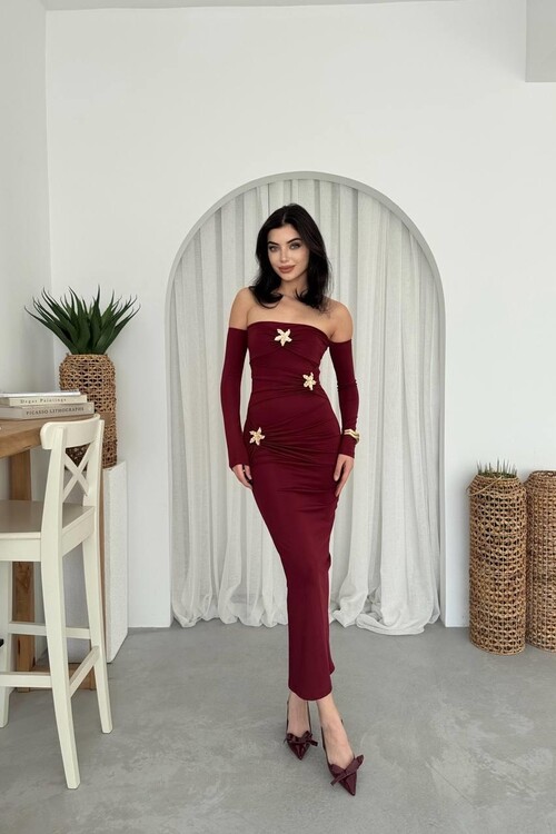 Lerte Straplez Elbise