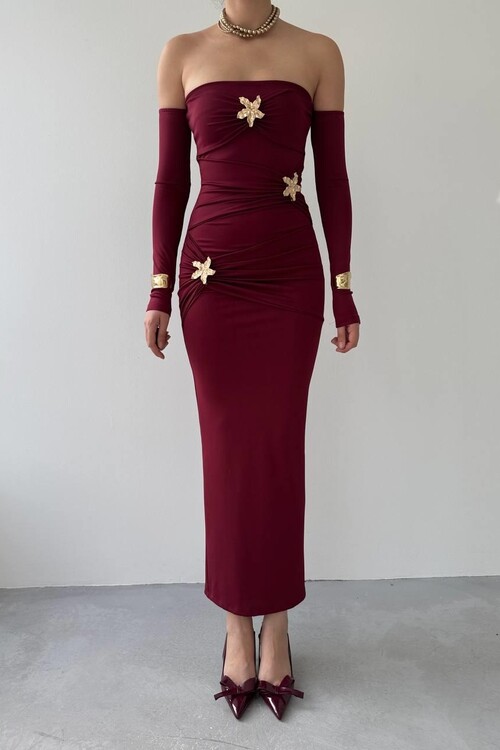 Lerte Straplez Elbise