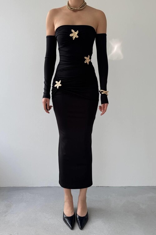 Lerte Straplez Elbise