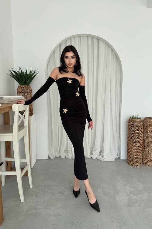 Lerte Straplez Elbise