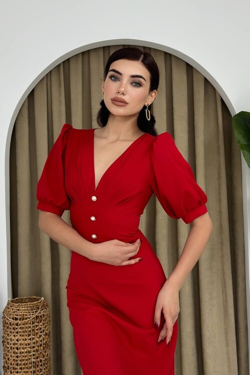 Linda Midi Elbise