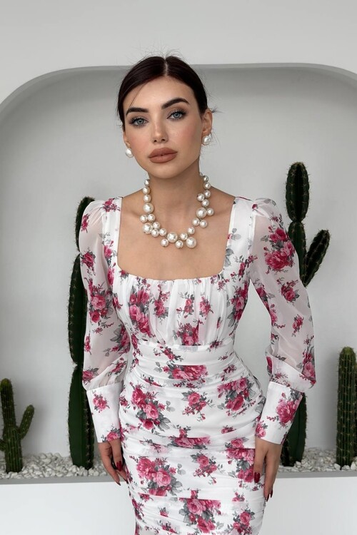 Lola Çiçek Desenli Elbise