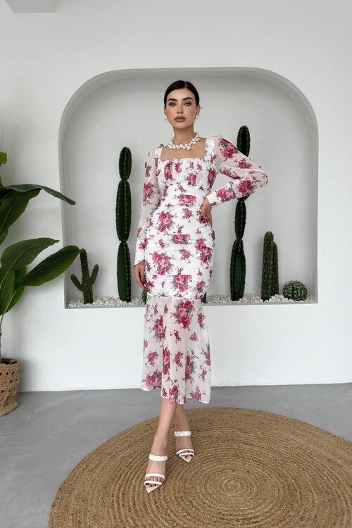 Lola Çiçek Desenli Elbise