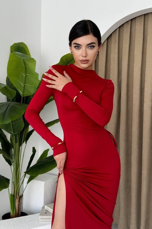 Major Sırt Bağlamalı Elbise