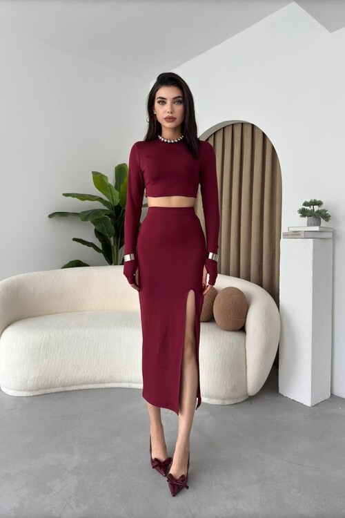 Meredith Slit Suit
