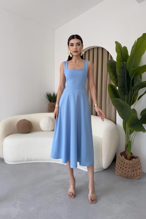 Neapolitan Askılı Elbise