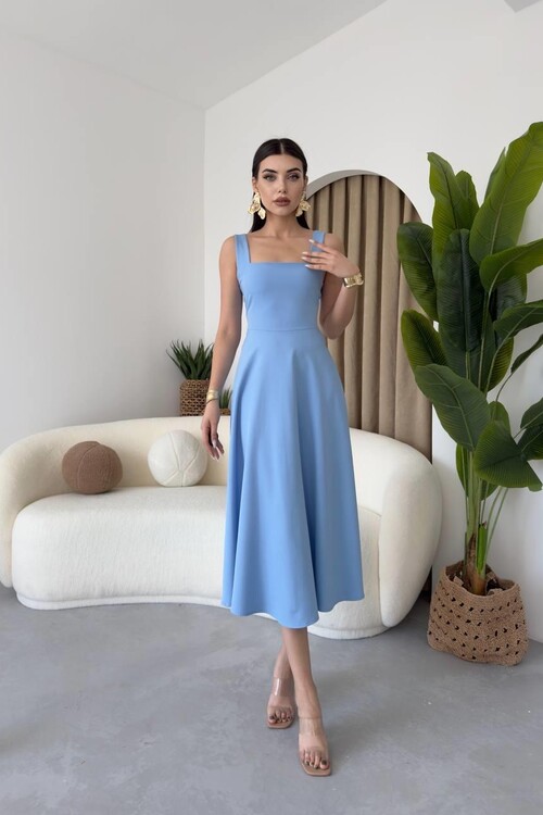 Neapolitan Askılı Elbise