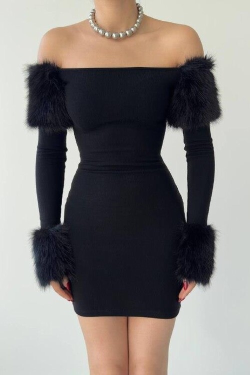 Oliver Tüy Detaylı Elbise