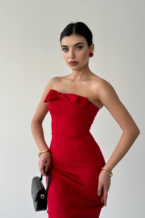 ÖNÜ KURDALELİ KAELM ELBİSE