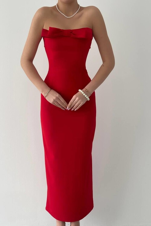 ÖNÜ KURDALELİ KAELM ELBİSE