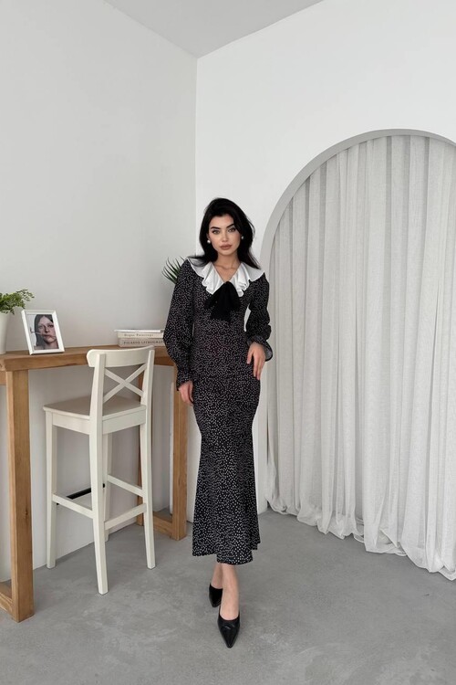 Ospe Fiyonklu Elbise