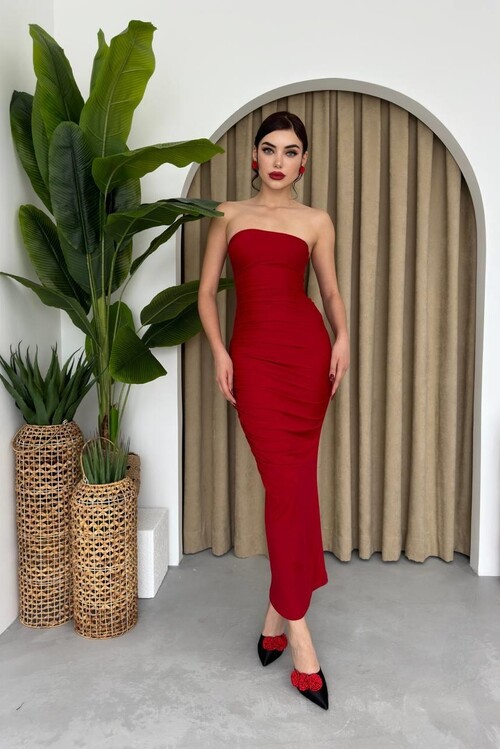 Rauma Straplez Elbise