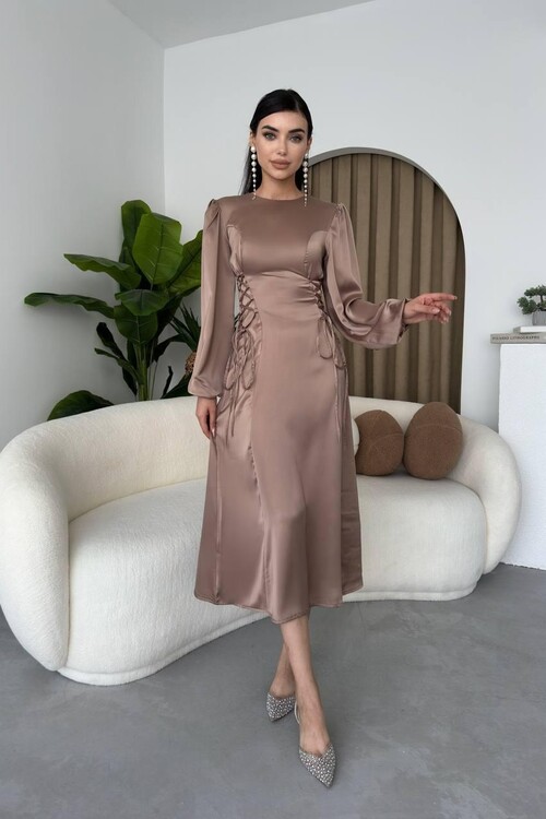 Rimini İp Detaylı Elbise