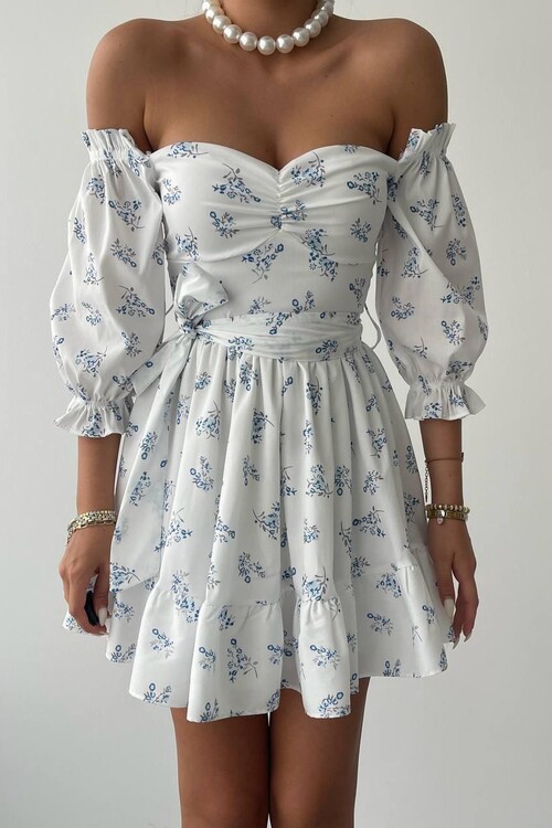 Rucka Waist Tied Mini Dress