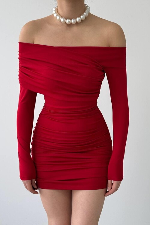 Tefs Straplez Elbise