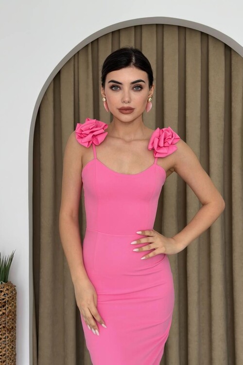 Thron Gül Askılı Elbise