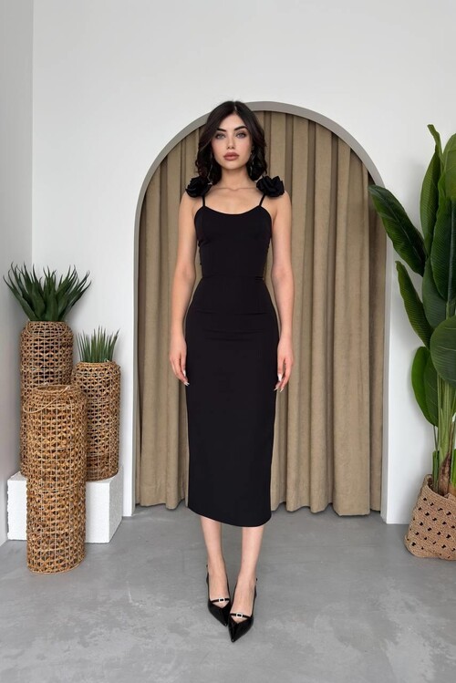 Thron Gül Askılı Elbise