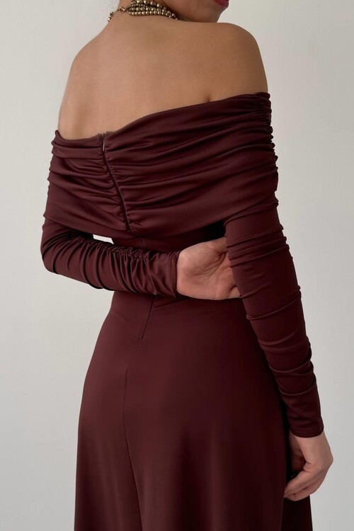 Uras Straplez Elbise