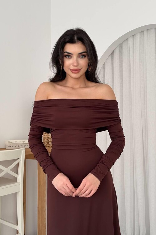 Uras Straplez Elbise