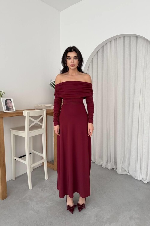 Uras Straplez Elbise