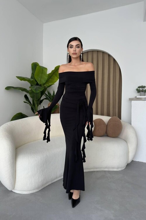 Valijevo Gül Detay Elbise