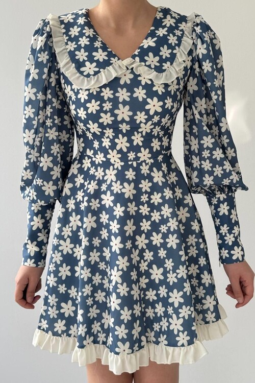 Vero Bebe Yaka Elbise