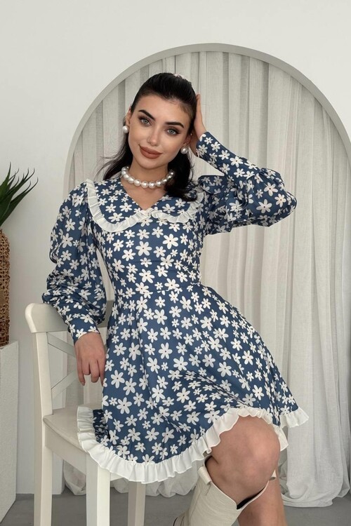 Vero Bebe Yaka Elbise