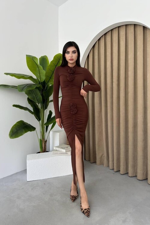 Wells Gül Detay Elbise