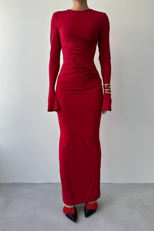 Zilina Çan Kollu Elbise