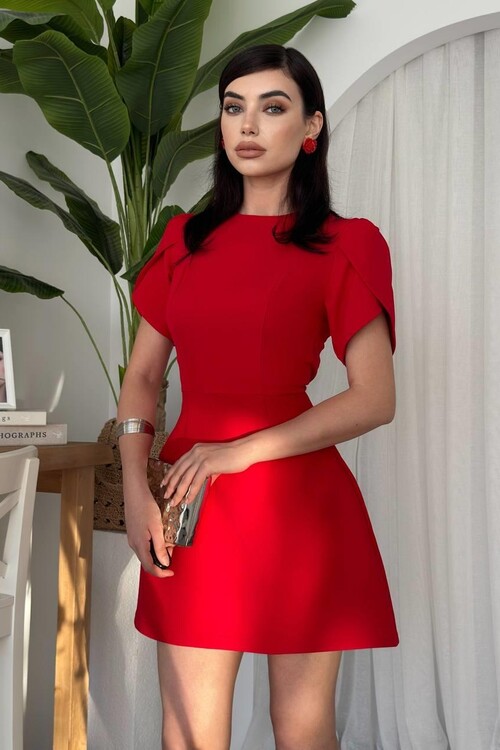 Alka Pearl Bow Detail Dress