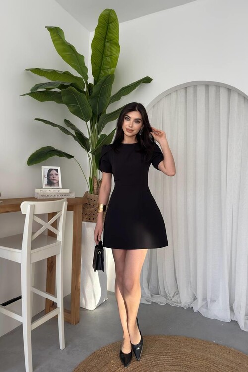 Alka Pearl Bow Detail Dress