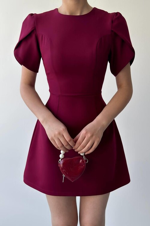 Alka Pearl Bow Detail Dress