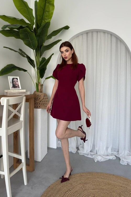 Alka Pearl Bow Detail Dress