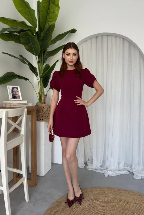 Alka Pearl Bow Detail Dress