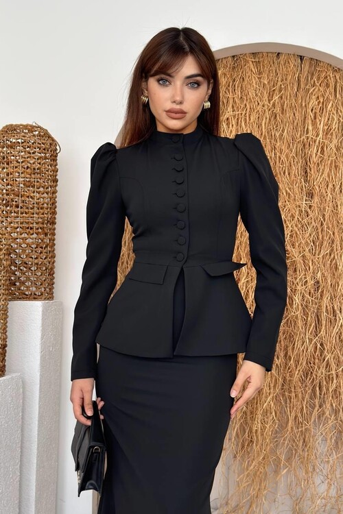 Anat Düğme Detaylı Takım