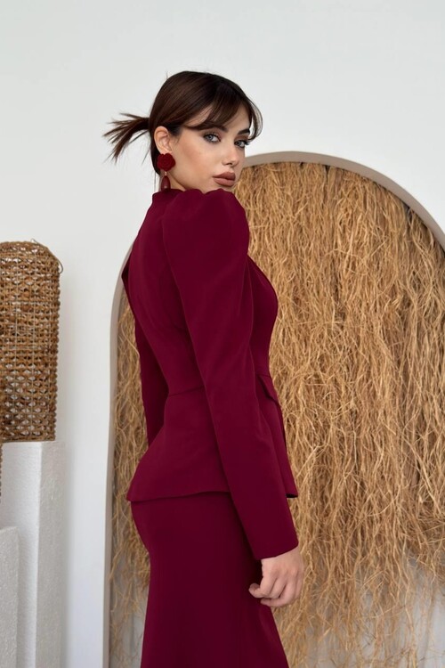 Anat Düğme Detaylı Takım