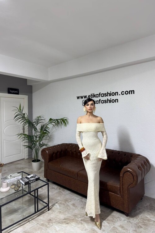 Arya Strapless Lace Dress