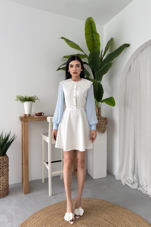 Asıo Bebe Yaka Elbise